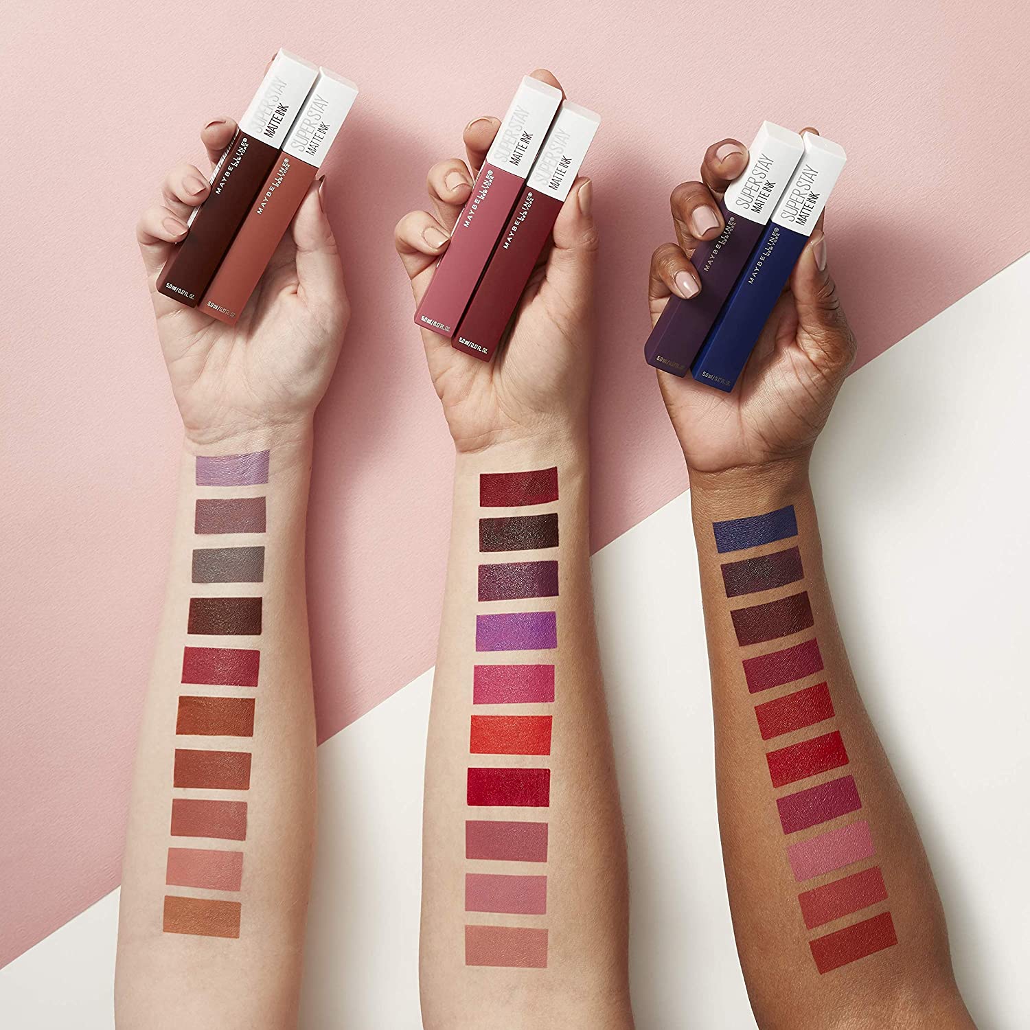 Maybelline Super Stay Matte Ink Liquid Lipstick Makeup, Long Lasting High Impact Color, Up to 16H Wear, Exhilarator, Ruby Red, 1 Count - Image 8